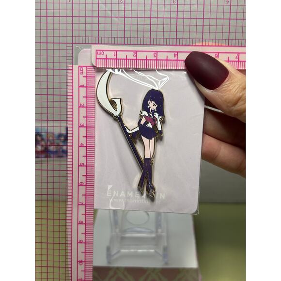 Mamobot Sailor Moon Anime Pin Sailor Saturn Top Model Senshi - Picture 4 of 11